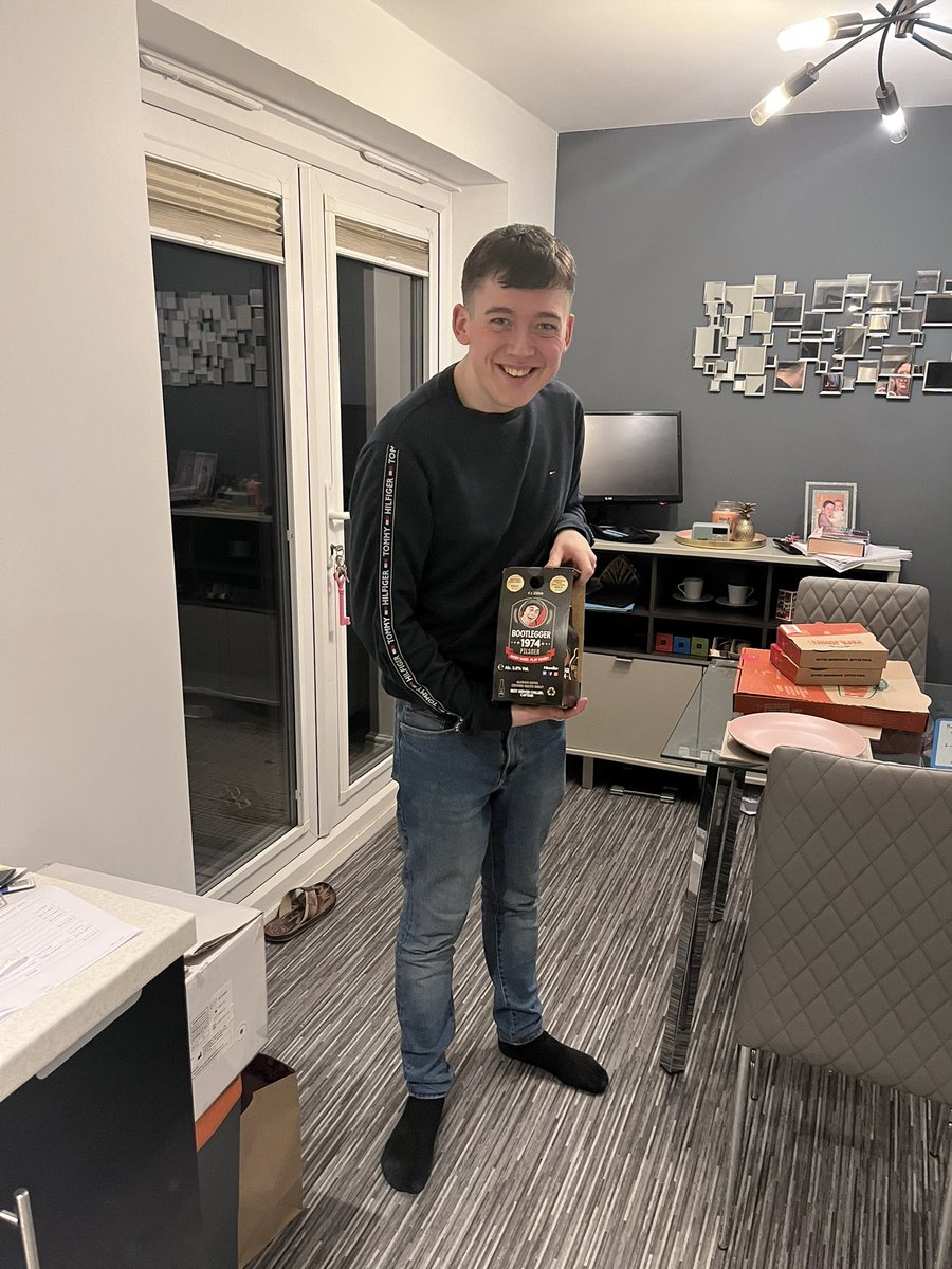realhousewif's tweet photo. It’s been an absolute #grueller thanks to covid but he’s finally passed the driving test celebrations in the back kitchen baby @bootlegger1974 https://t.co/zxXFtKw4QI