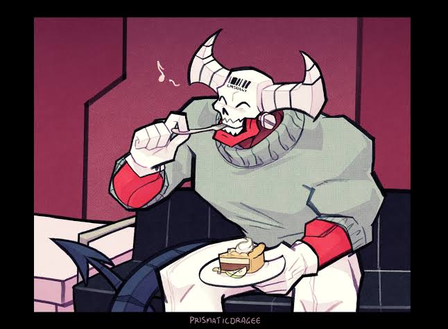 Eating peacefully. .