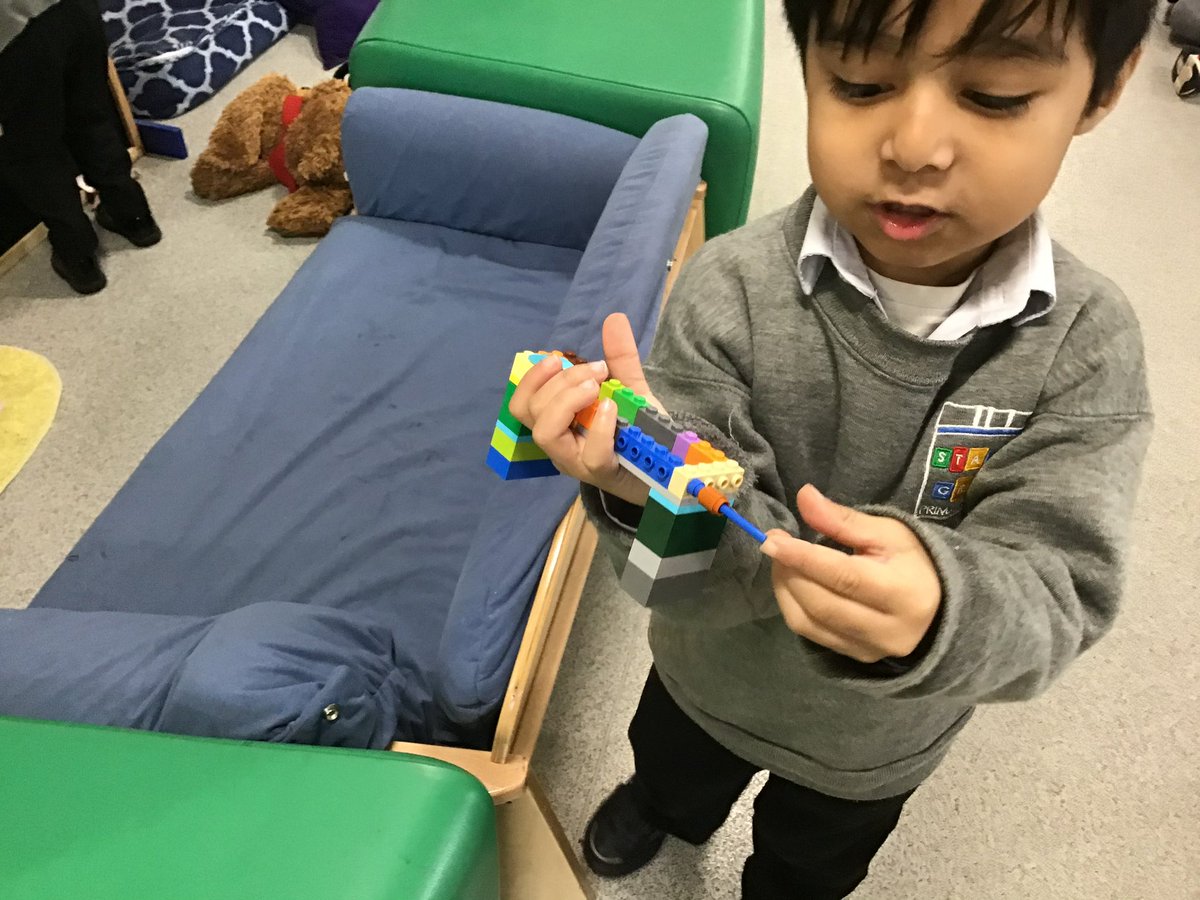 MrsGriffiths7's tweet photo. Iβve made a bridge, itβs got a laser on it to keep the troll away #bridges #3billygoatsgruff #construction https://t.co/nEBniLK9J3