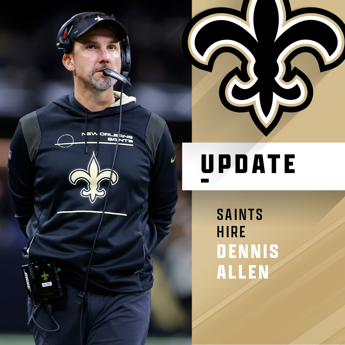 NFL on X: 'Saints hire Dennis Allen as new head coach.