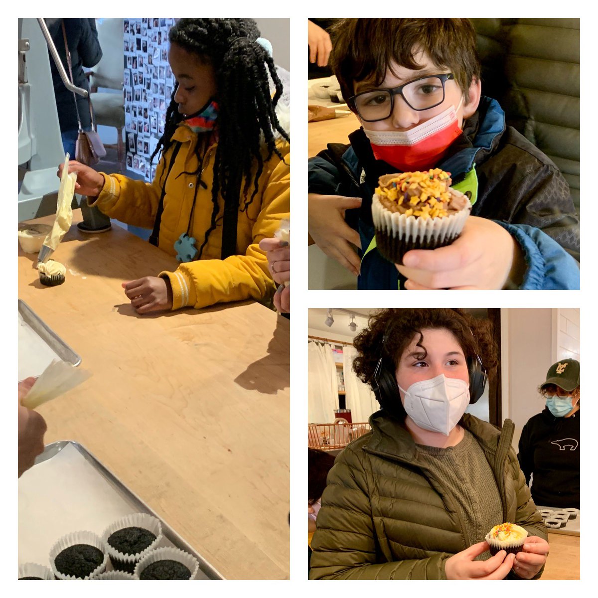 #HappyHillendale Autistic Support enjoyed a  #communitybasedinstruction trip to Oso Sweet Bakery in Chadds Ford. We learned about baking while watching a demo &amp; decorating our own cupcakes! Today, learning was fun AND delicious! 😋