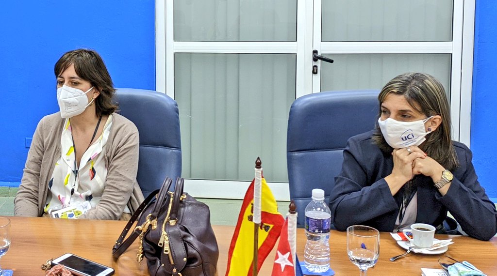 Nos visita la Dra.C. Ana Capilla Casco, directora de Educación Superior y Ciencia de la Organización de Estados Iberoamericanos para la Educación, la Ciencia y la Cultura @EspacioOEI, quien fue recibida por la Vicerrectora de Investigación y Posgrado <a href="/dcolome2010/">Dunia María</a>. #Cuba <a href="/raydelmp/">Raydel Montesino Perurena</a>