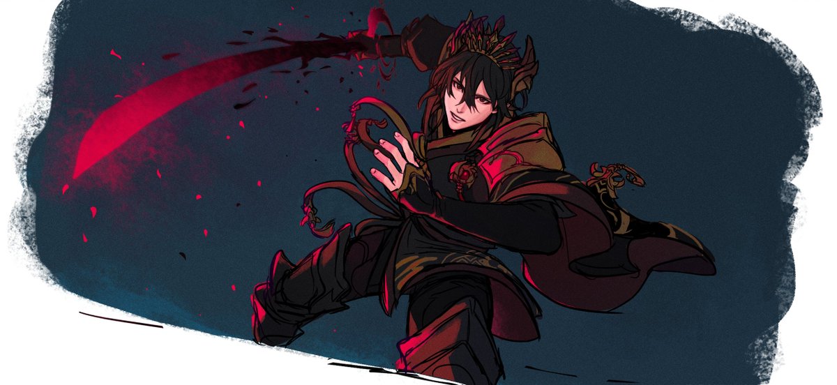 _Minrii_'s tweet photo. doodle of my baby son Emir Noihancte , my oc haha, I missed drawing him with his original clothes (not  modern ones ) https://t.co/w7e63fgm6E