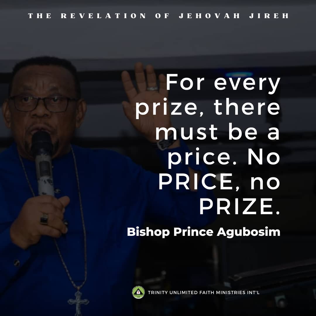 No PRICE, No PRIZE

#AgubosimDiaries
#Propheticinsights