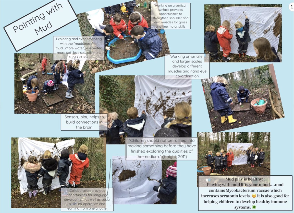 Did you know that playing with mud is actually good for you? It contains microbacterium vaccae which increases serotonin levels as well as having lots of other benefits! 💚😍 #ChildrensMentalHealthWeek