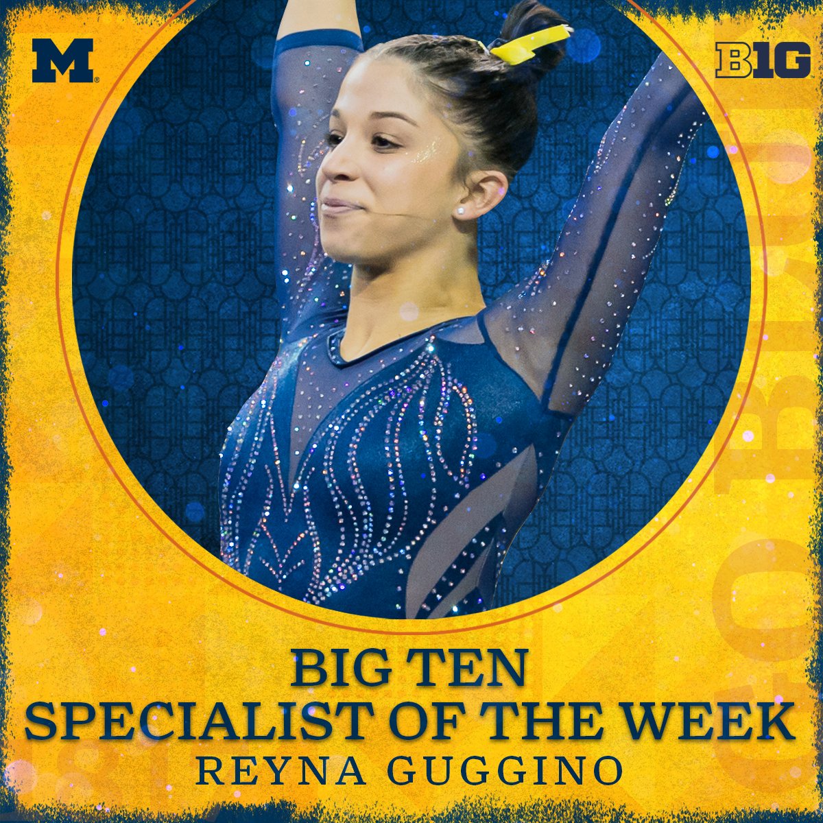 of the @bigten Awards!@wojcik_natalie - 13-time Big Ten Gymnast of the Week...