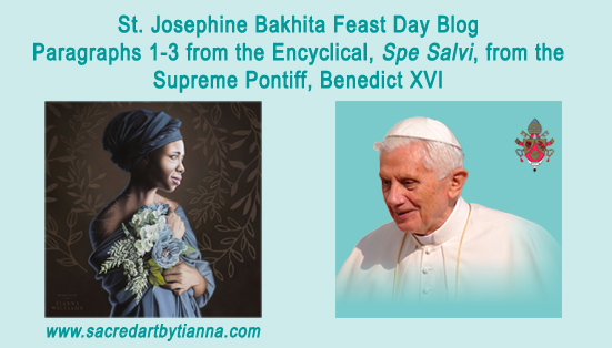 WomenOfGrace's tweet photo. "... But who would be grateful for those who cause such difficult trials or circumstances? This is the stuff of saints – the very stuff of which St. Josephine Bakhita was made."  Read post: https://t.co/avn801dqZ2

#Catholicwomen #saints #loveGod #saint #becomeasaint #holiness https://t.co/DrkXsyrMOq