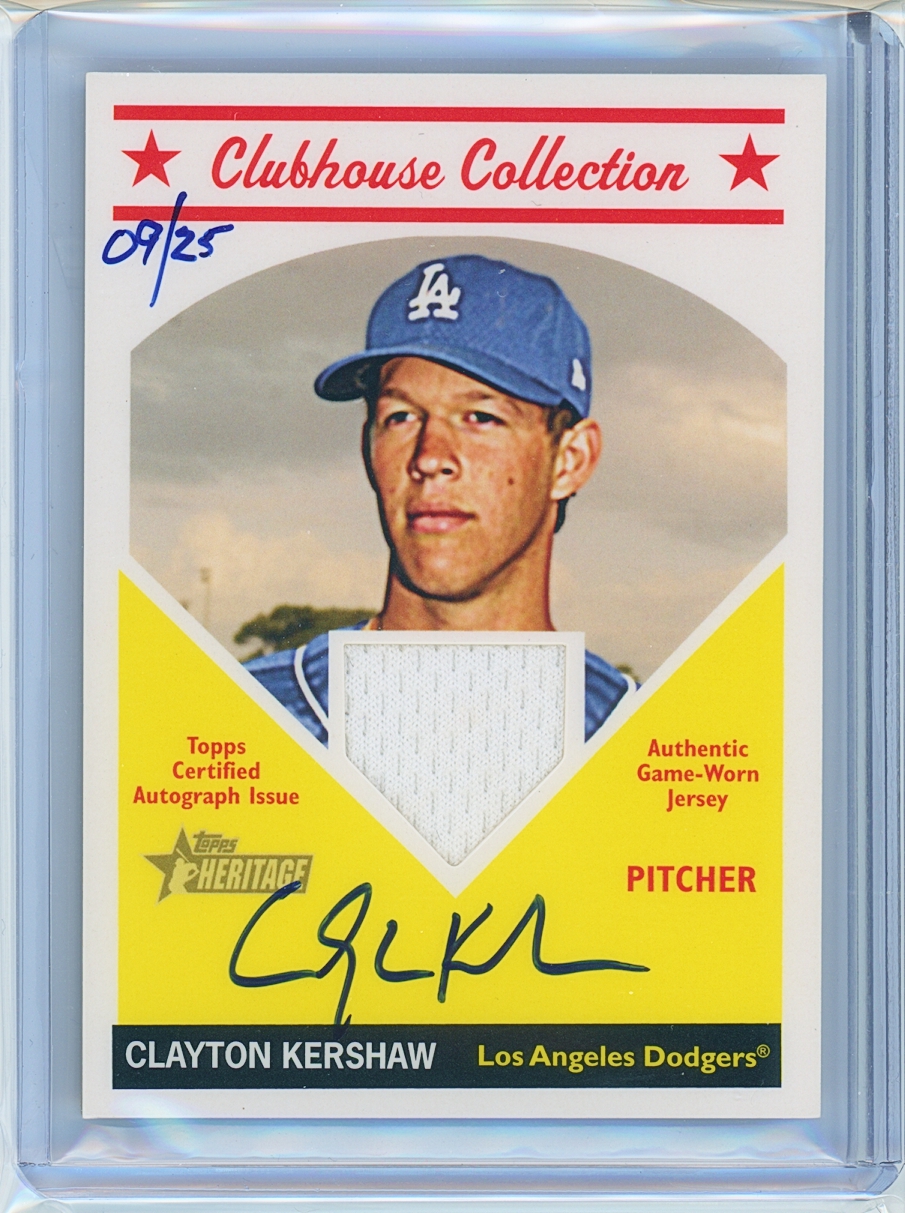 09 topps C. Kershaw AUTO（Kershaw Launch 9 | 7250 | Knifeworks）