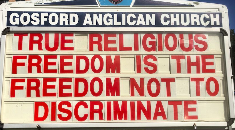 #ReligiousDiscriminationBill