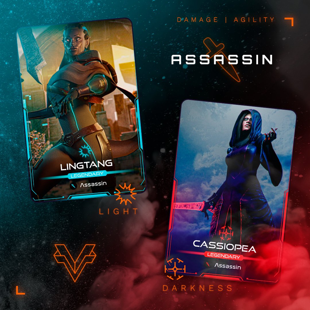 🚀Lintang and Cassiopea will be the first Assassins in Vulcano´s Universe!🚀

🤯If you pack them in the you will ensure a spot in the Token Whitelist! 🤯

👌We are just 2 days away of the NFTs presale! Register!👌

👉bit.ly/VulcanoWL👈