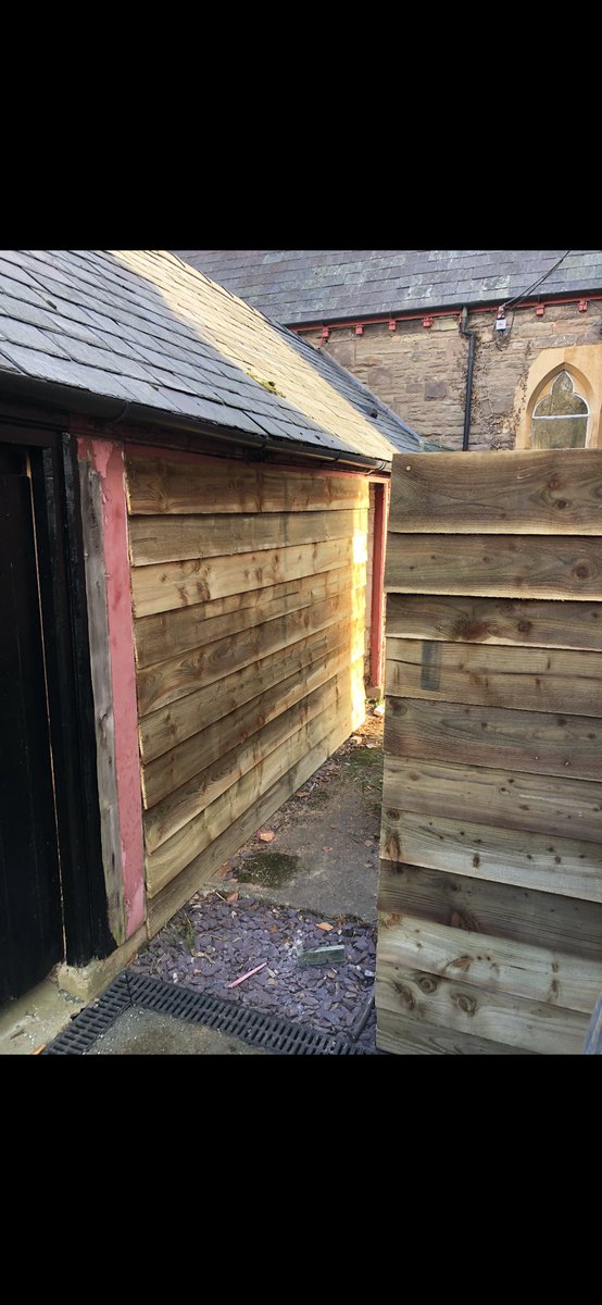 Highground1999's tweet photo. Nice little job tidying up the doors and making a store room out of the old toilet block @StPaulsPrimary1 https://t.co/NjF5Ki4UgG