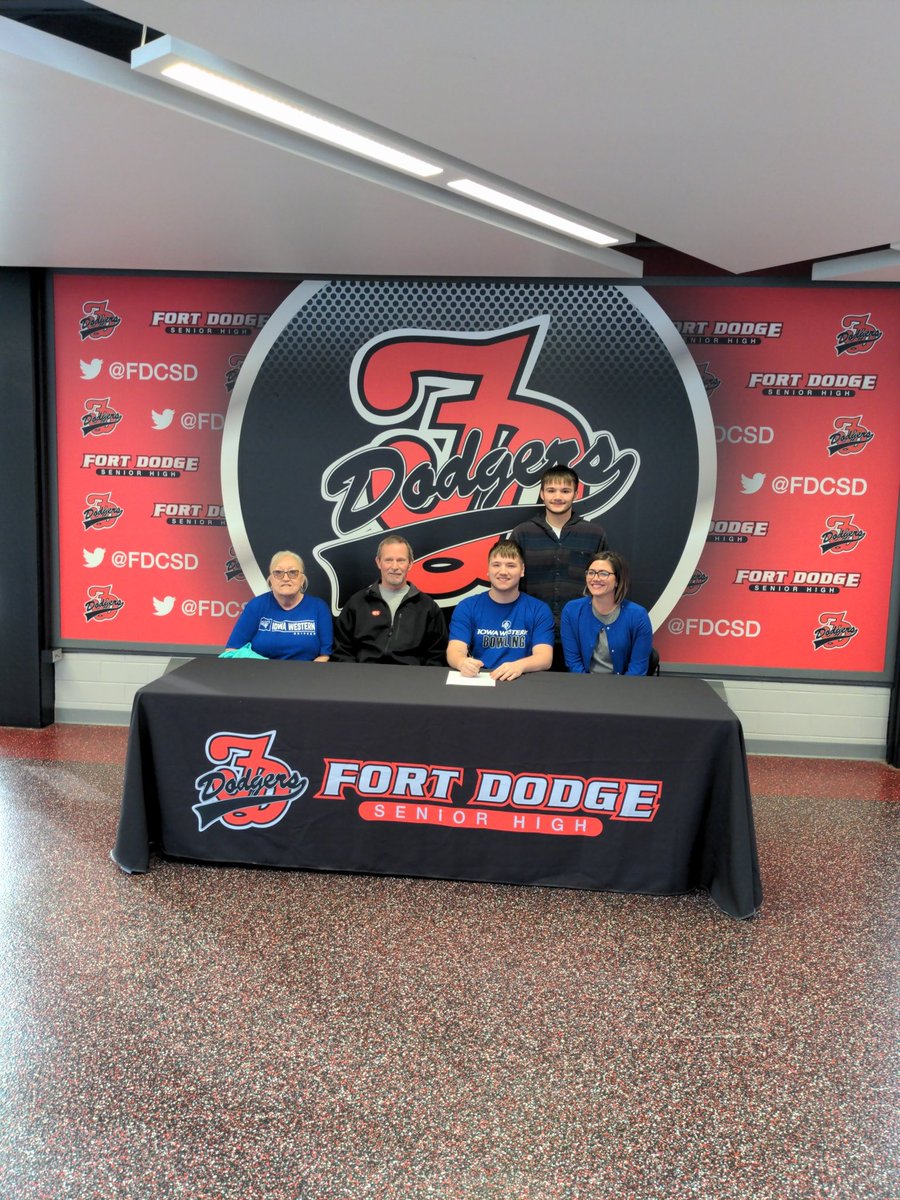 Congratulations to Grady Dodge on signing his letter of intent to bowl for Iowa Western CC