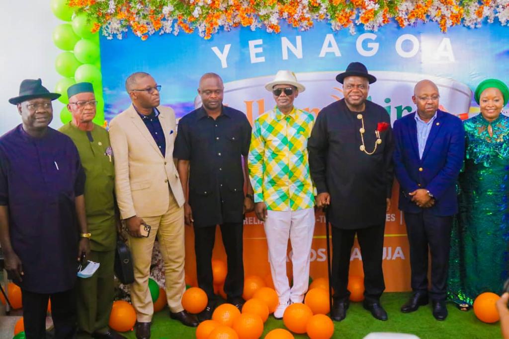 govdouyediri's tweet photo. Great news as Ibom Air commences commercial flight into Bayelsa Int. Airport. This was a discussion I started in Uyo during our cabinet retreat early 2021. Excited thet we now have the second airline after United Nigeria. Indeed, it is Bayelsa to the world through our Airport. https://t.co/u0mYlrUe0D