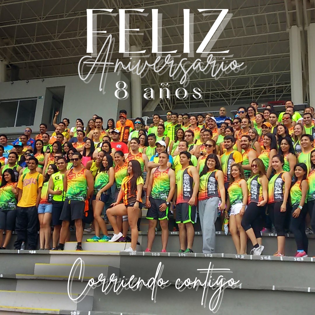 TotemRunningEc's tweet photo. Hoy celebramos un nuevo año de fundación.  Somos el equipo pionero en creación de sedes running en diferentes partes dentro y fuera de Guayaquil.

Hoy cumplimos 8 años, gracias a ustedes, que son o fueron parte de nosotros; ¡Salud campeones! https://t.co/CjoyQlz0dG