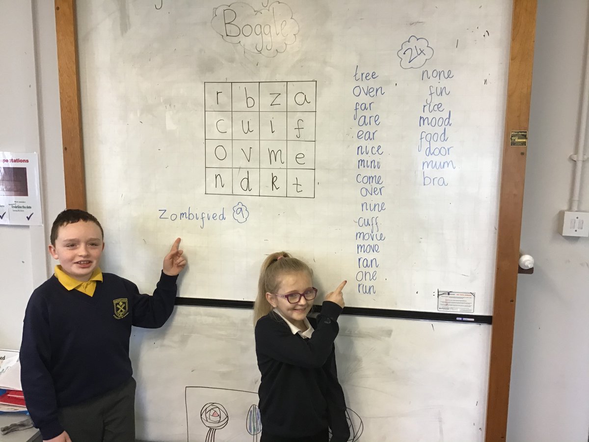 MrsChalmers3's tweet photo. Our Boggle Champs today 🌟🏆 @BarmullochP https://t.co/trBInSfmKD