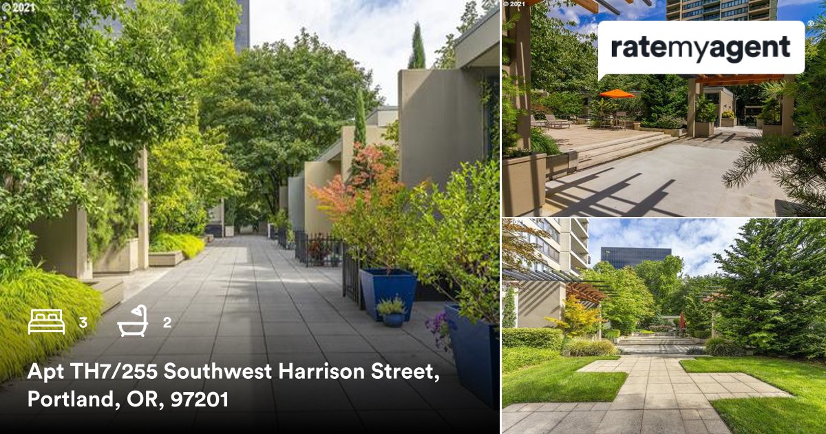 bcjohnsonhomes's tweet image. 3 🛏 2 🛀  
📍 Apt TH7/255 Southwest Harrison Street, Portland, OR, 97201

My latest sale on #ratemyagent
rma.reviews/8sP211UIYP56