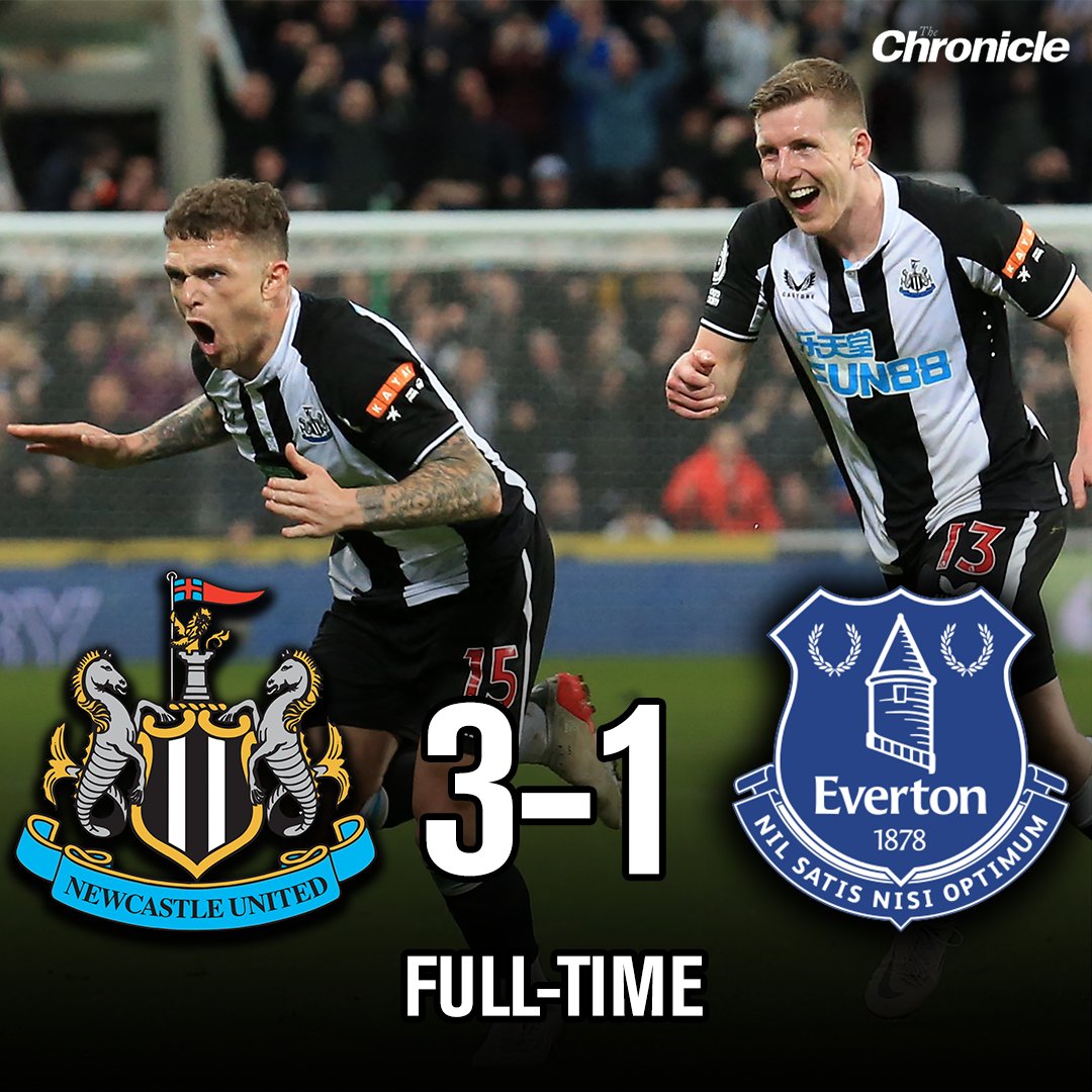 ChronicleNUFC's tweet photo. Newcastle United move out of the relegation zone 🤩

#NEWEVE https://t.co/yWDj7rFUXO
