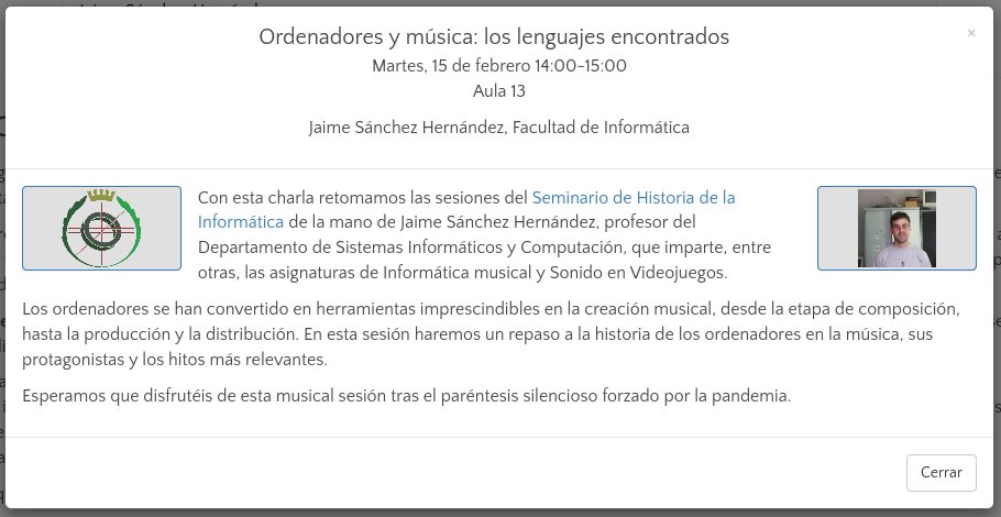 informaticaucm's tweet photo. #HoyEnLaFDI #SemInformatica2022
"Ordenadores y música: los lenguajes encontrados"
👤 Jaime Sánchez Hernández (@informaticaucm)
🕑14:00, Aula 13
+ info: https://t.co/CYFoUAHB4v https://t.co/2BJKaRPYjn