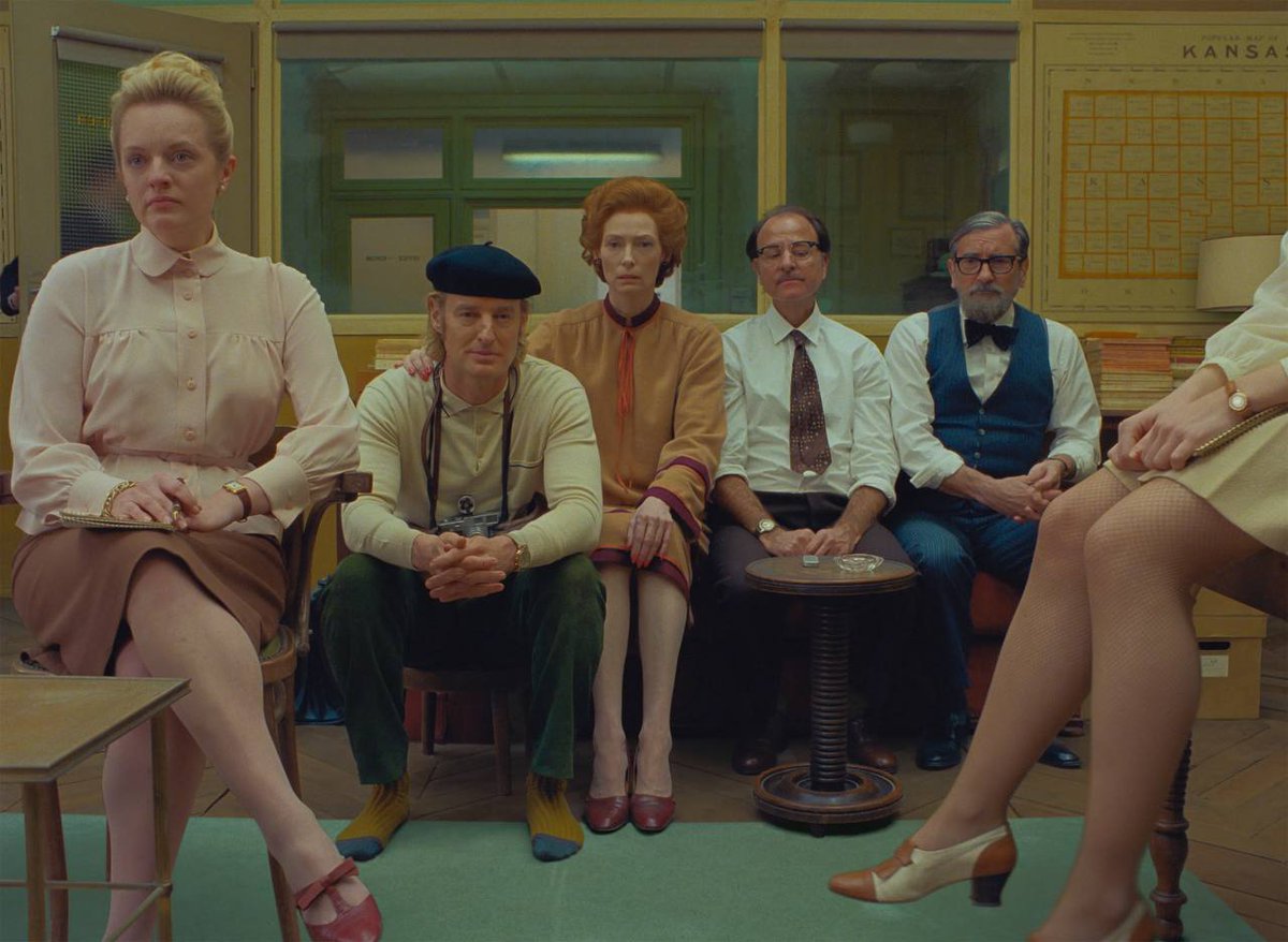 CuartoActoRadio's tweet photo. ‘The French Dispatch’ viendo las nominaciones a los #Oscars https://t.co/7eHJaceDz8