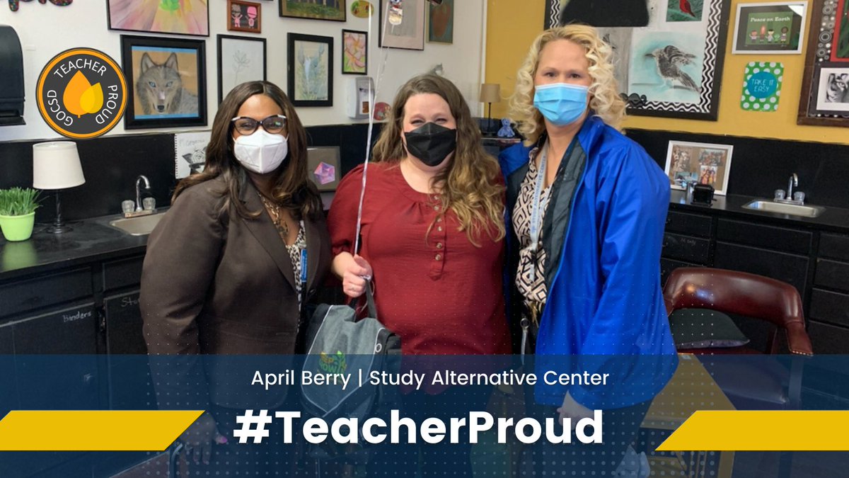 SURPRISE! 🎈

On #TeacherProud Tuesday, <a href="/DrGrenitaLathan/">Dr. Grenita Lathan</a>
 surprised April Berry, a social studies teacher and former student <a href="/StudyAltCenter/">Study Alternative Center</a>.

More than 1,800 teachers are investing in SPS students every day. Each month, we join <a href="/GOCSDMO/">Greater Ozarks Cooperating School Districts</a> school districts in celebrating teachers.
