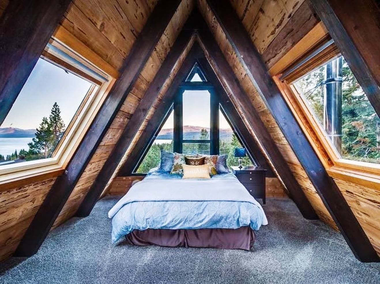 Дом a-frame (дом шалаш)