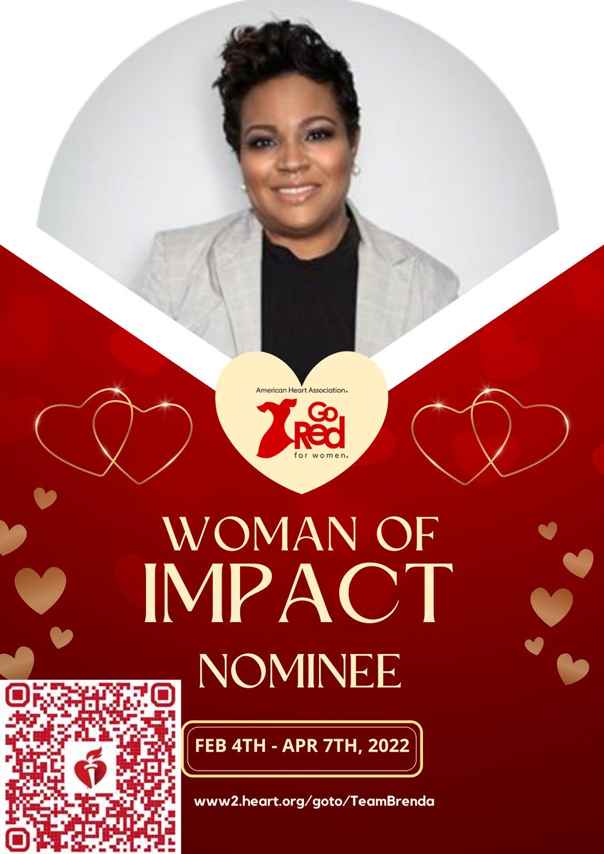 PattersonBrown_'s tweet photo. Please join us in celebrating our CEO being nominated for the American Heart Association's CSRA Woman of Impact! ❤

It's heart month, and we are reclaiming our health! 

Join our team and/ or donate to the cause at 
https://t.co/NzPpqOfemv 

#HeartMonth #womanofimpact https://t.co/YJWxgZ02f3