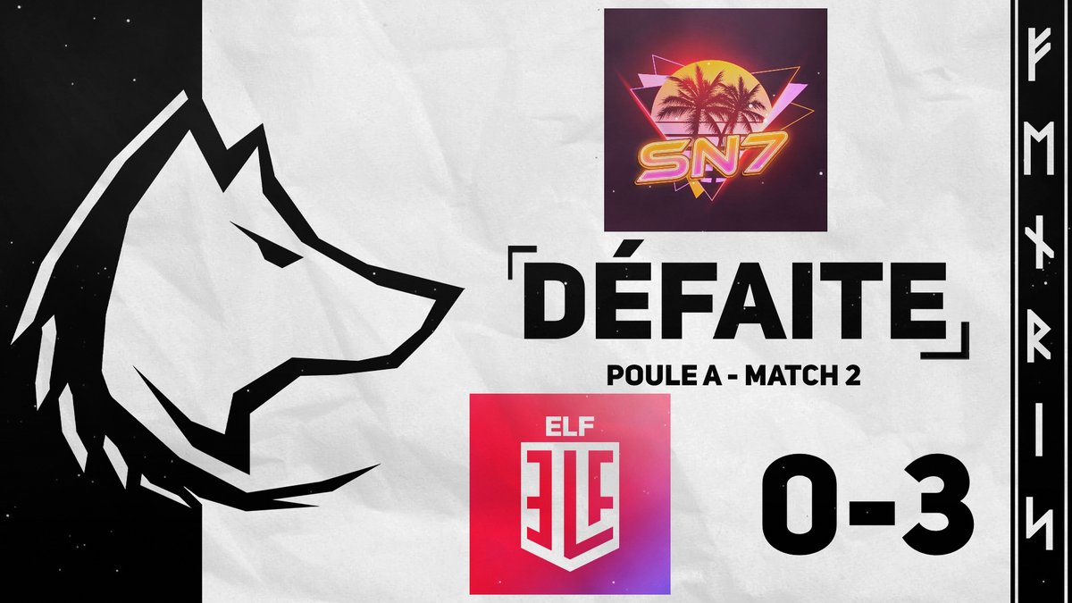 FNResport's tweet photo. La dernière game de la soirée contre @Sn7gaming sera une défaite! On se retrouve la semaine prochaine pour le tournoi de 9-16 ème! #FearTheWolf #TrustTheProcess https://t.co/F2wNohMONh