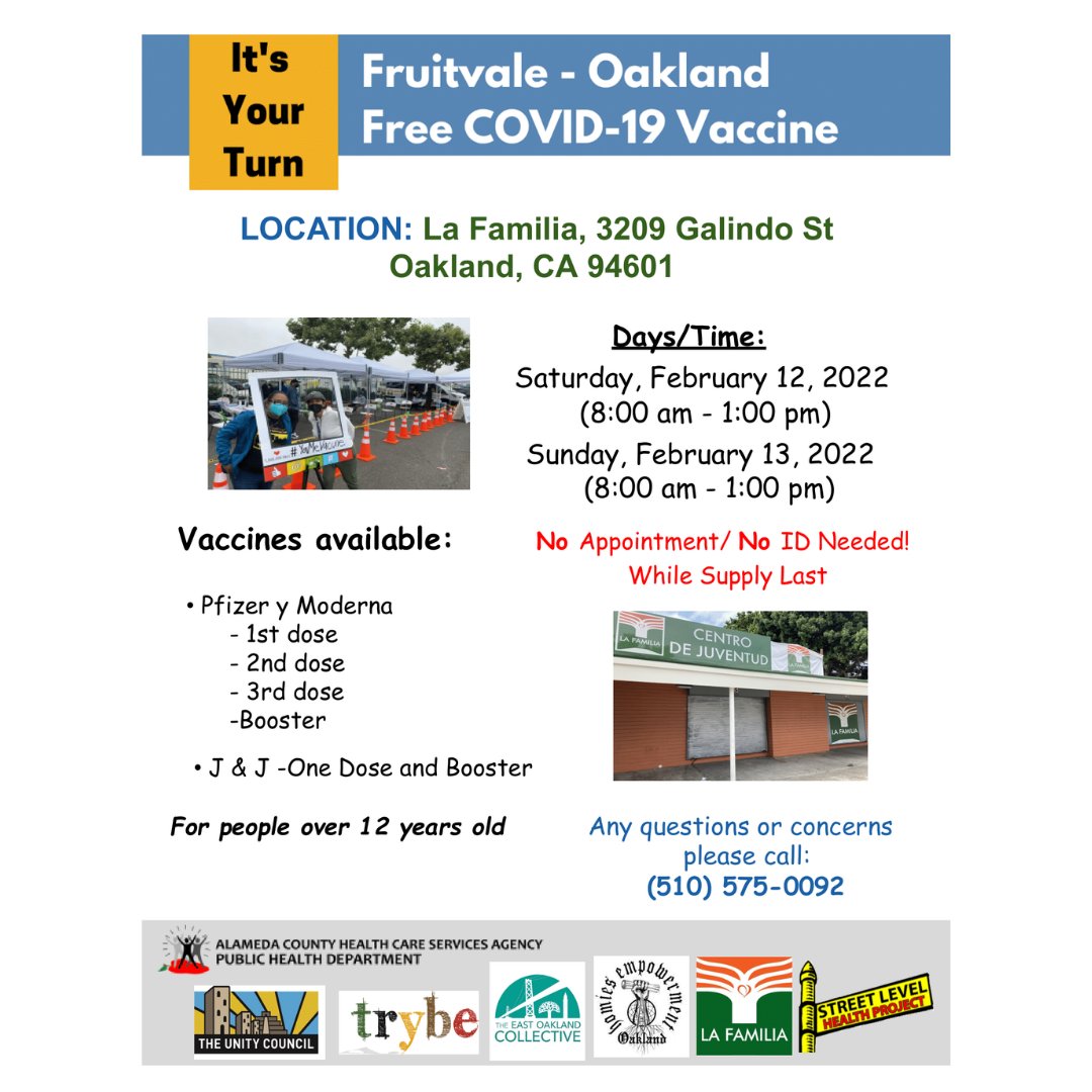 Free COVID-19 Vaccine Fair happening this weekend! No appointment or ID needed. Please help spread the message, and stay safe!