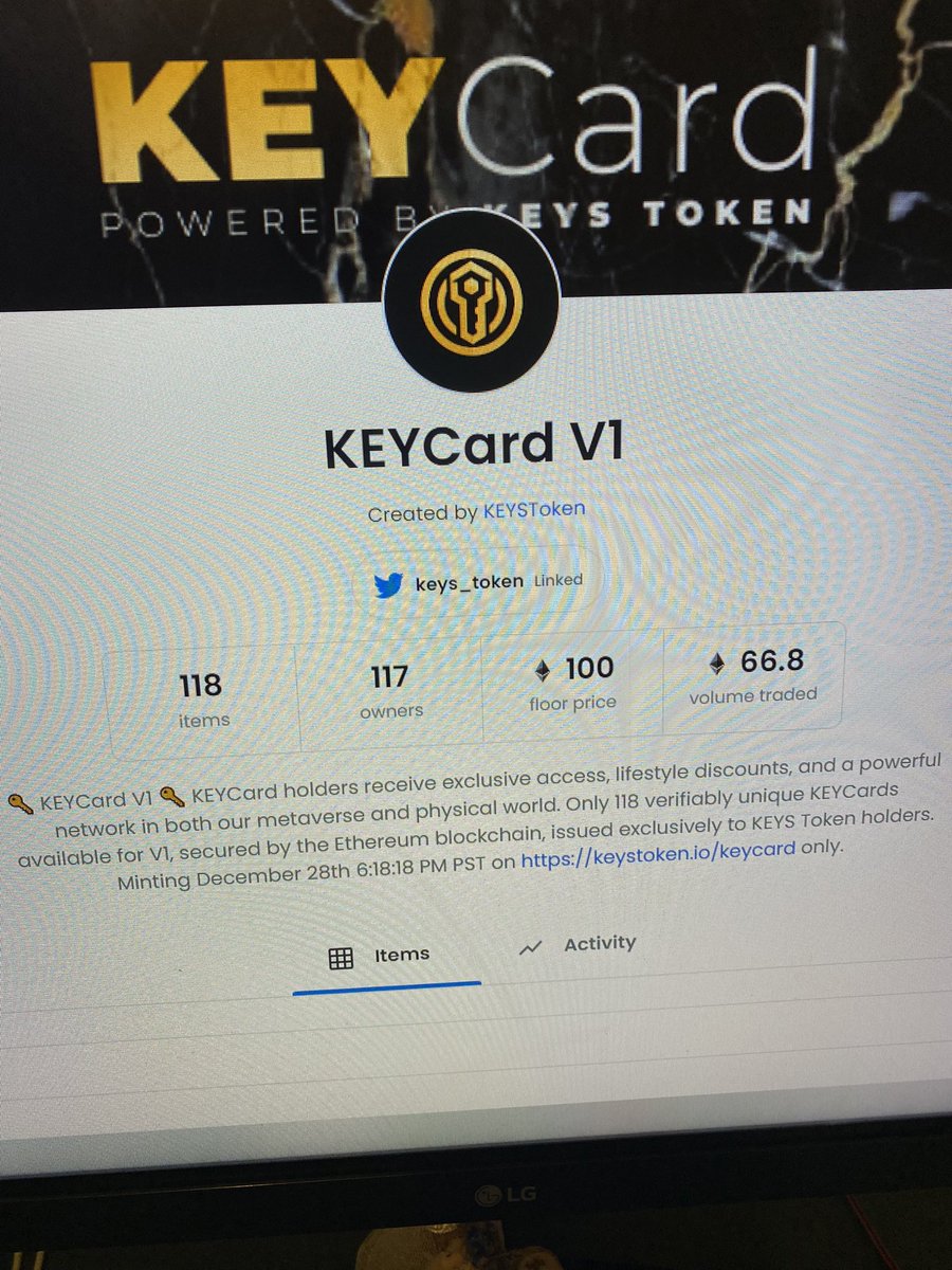 jonny_sends_it's tweet photo. YOOOOO!!!!! What in the actual f***...100 ETH floor!!!

This is unreal...😮‍💨🔑🔑🔑 #KeyCardV1

@keys_token 

#KeysToken #NFT #Crypto #MetaMansions https://t.co/lGu2dyZLnp