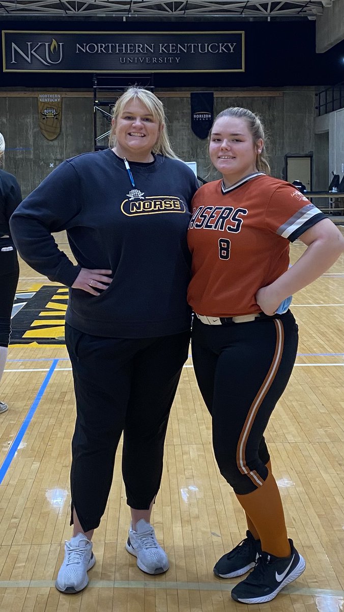 I had a great camp experience at <a href="/NKUNorseSB/">NKU Softball 🥎</a> on Sunday. Thank you to @NKUSBCoachG and <a href="/CoachBdunk/">Brittany Duncan-Houghland</a> for the opportunity to attend. Good luck this season! <a href="/Lasers_Orange/">Ohio Lasers Orange 2023/2024/2025 grads 🥎</a> <a href="/LaserShowcase/">Laser Nation Showcase</a>