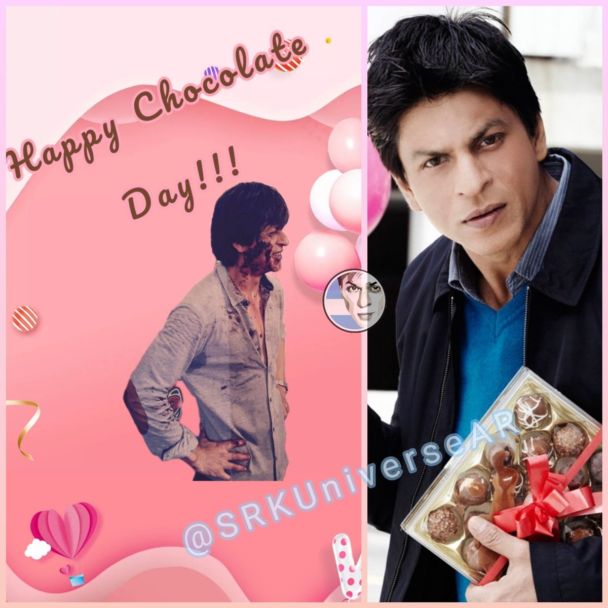SRKUniverseAR's tweet photo. #HappyChocolateDay 
@iamsrk https://t.co/bStJlW4AXi