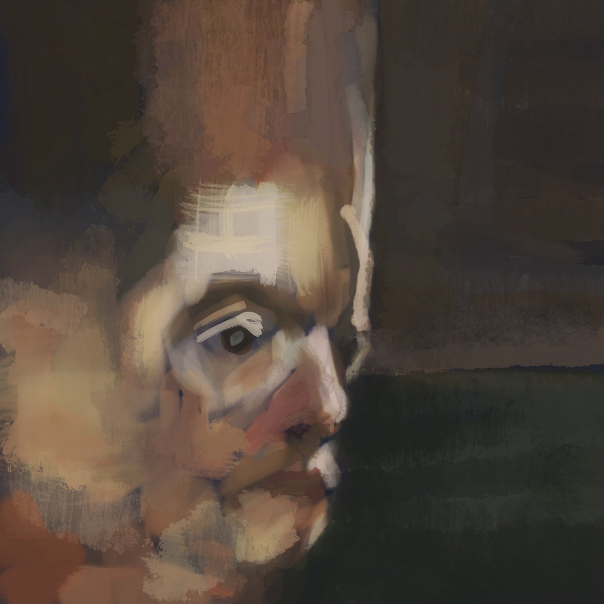 SeanArtist2's tweet photo. Self-Potrait #Procreate #digitalart #portrait https://t.co/mwA39ebcz9