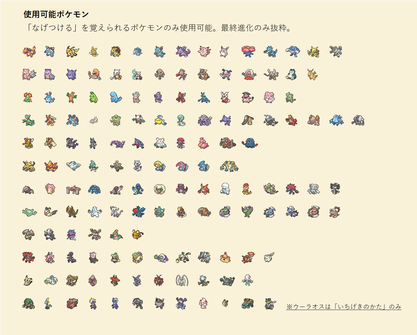 リドル 告知 あゆみんと仲間大会を開催します なげつけ杯 開催日時 2月23日 水 21 00 なげつける を覚えたポケモンのみ使用可能 持ち物制限ありの特殊ルールです よろしくお願いします T Co Fkpiyl1kqp Twitter