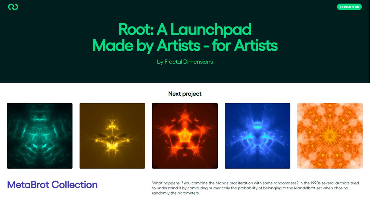 If you're an artist who is hesitant to launch your own NFT collection, we're here to help you!

We understand that launching your own collection can be tough at times, but we're ready to get you on track to get you visions onto the blockchain. Come launch with Root! #NFTartists