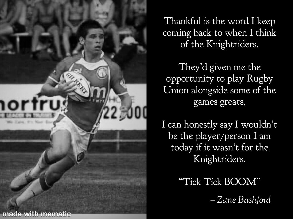 Knightriders7s's tweet photo. Knightriders Quotes 

Zane Bashford: Knightrider &amp; Rugby 7’s Prodigy 

When Zane first put on the Knightriders jumper he lit up the Ella 7’s and continues to do so today. https://t.co/SbfWwdFvlU