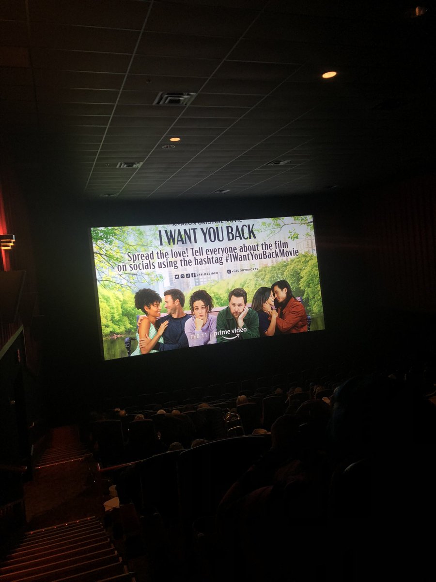 alexmarron16's tweet photo. Date night 🍿Such a great movie! #IWantYouBackMovie #Mpls https://t.co/ZtlnomHGC7