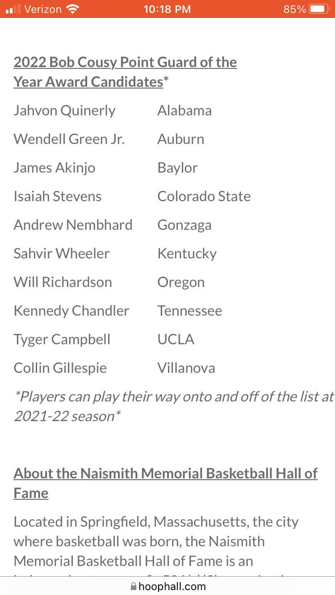 We are watching the highest level of #CollegeBasketball played in the last 2-4 days.  Still, I’m seeing how spoiled we were with #pointguard play in the last 1-3 years. As good as this list is, there are no obvious first rounders here.  (Source: https://t.co/CWVWrjoPRE) #PG https://t.co/SUelmNJ8eN