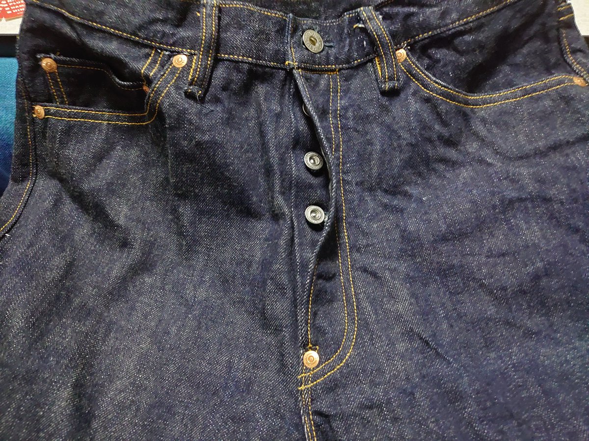 YTAMURA15's tweet photo. 今年から👖BIG JOHN‼️💪😀
#BIGJOHN
#bigjohn
#ビッグジョン
#ボタンフライジーンズ
#xx001
#r008
#アメカジ https://t.co/gLQht8WJ0B