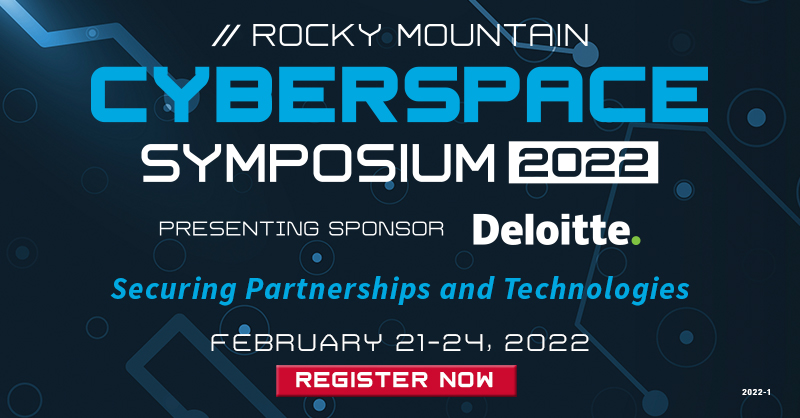 Two Weeks away!  Register now and get your CEU/CPE Validation Certificates from ISSA-COS.  See you in Colorado! #RMCS22 #AFCEA #AFCEARMC