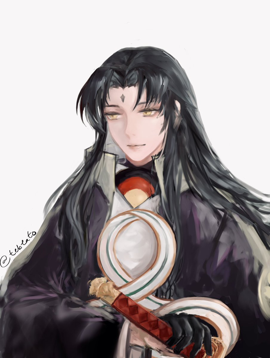 tebtato's tweet photo. Repainting old Onmyoji art 

#Onmyoji #陰陽師　#鬼切 https://t.co/NpCb6uwcq1