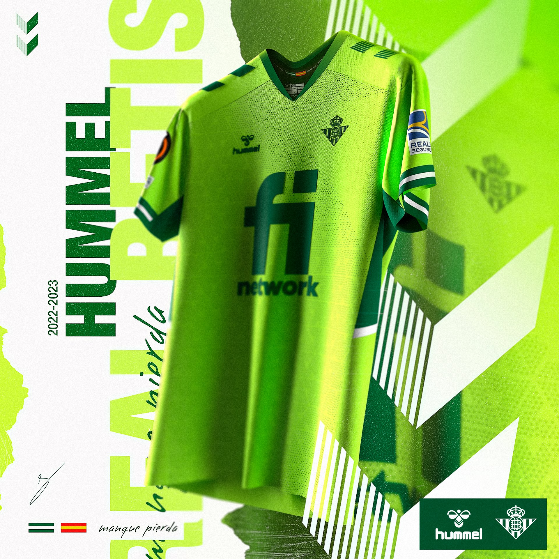 Camiseta Hummel Real Betis 2022 2023