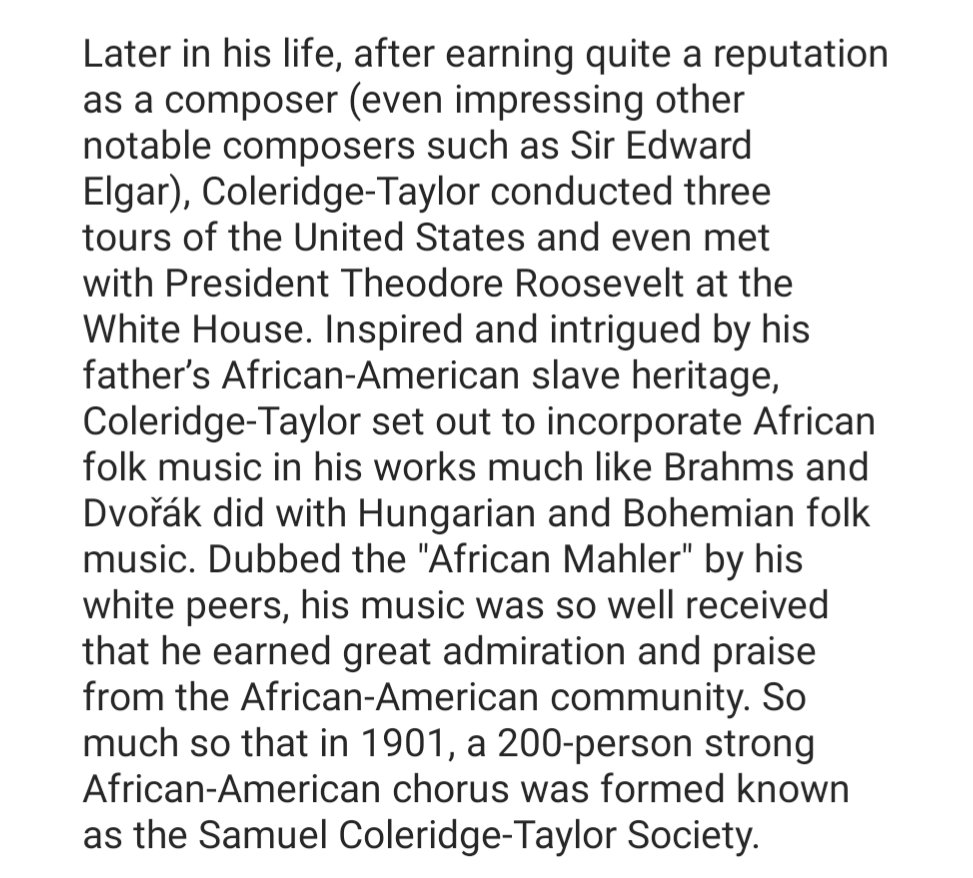 LithaSymphony's tweet photo. Samuel Coleridge-Taylor (August 15, 1875- September 1, 1912) #BlackHistoryMonth https://t.co/hVImtUnahN