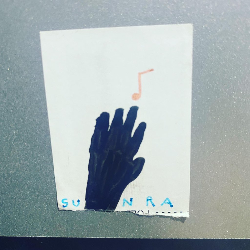 wcraghead's tweet photo. left a sticker at a gas pump
#sunra #sunraspring #seedtoss #sticker #sunrawasright https://t.co/jOtLYU05L8