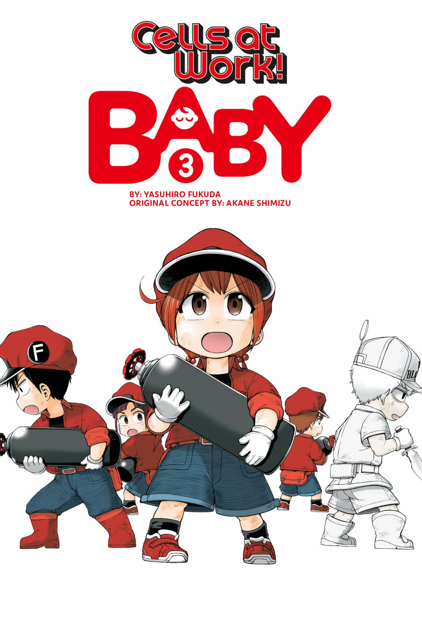 Kodansha USA on X: NEW Kodansha Manga Release: 🍼Cells at Work: Baby! 3👶  By Yasuhiro Fukuda 🩸 Everything is a confusing learning process for these  young cells, from patching up diaper rash