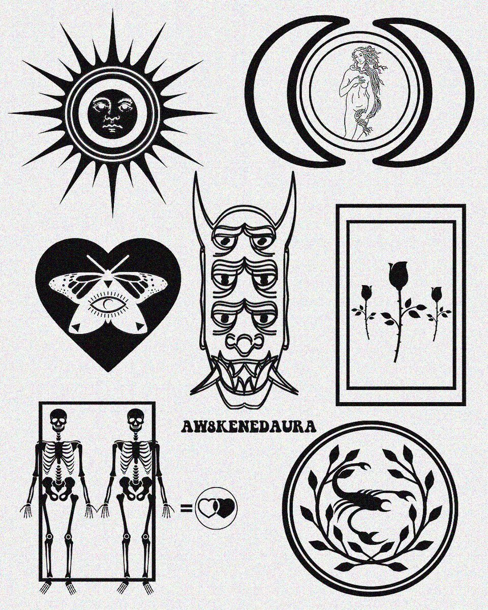 it costs $0.00 to retweet my free tattoo designs