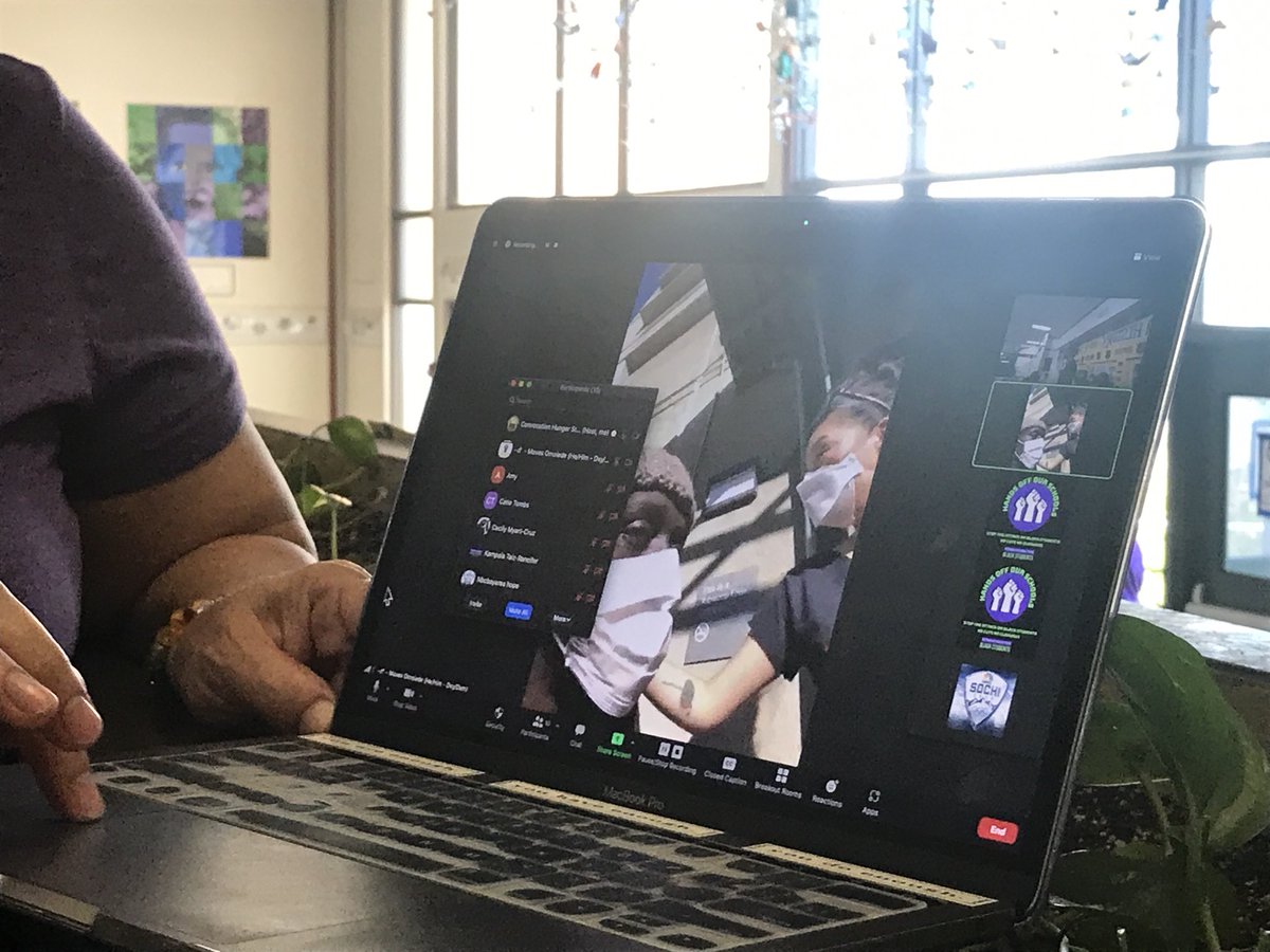 lrbrinkley's tweet photo. One of the Oakland school hunger  strikers is hospitalized. Moses talked to supporters before the school board takes a vote on closing schools tonight. https://t.co/8zH0PPYCy4