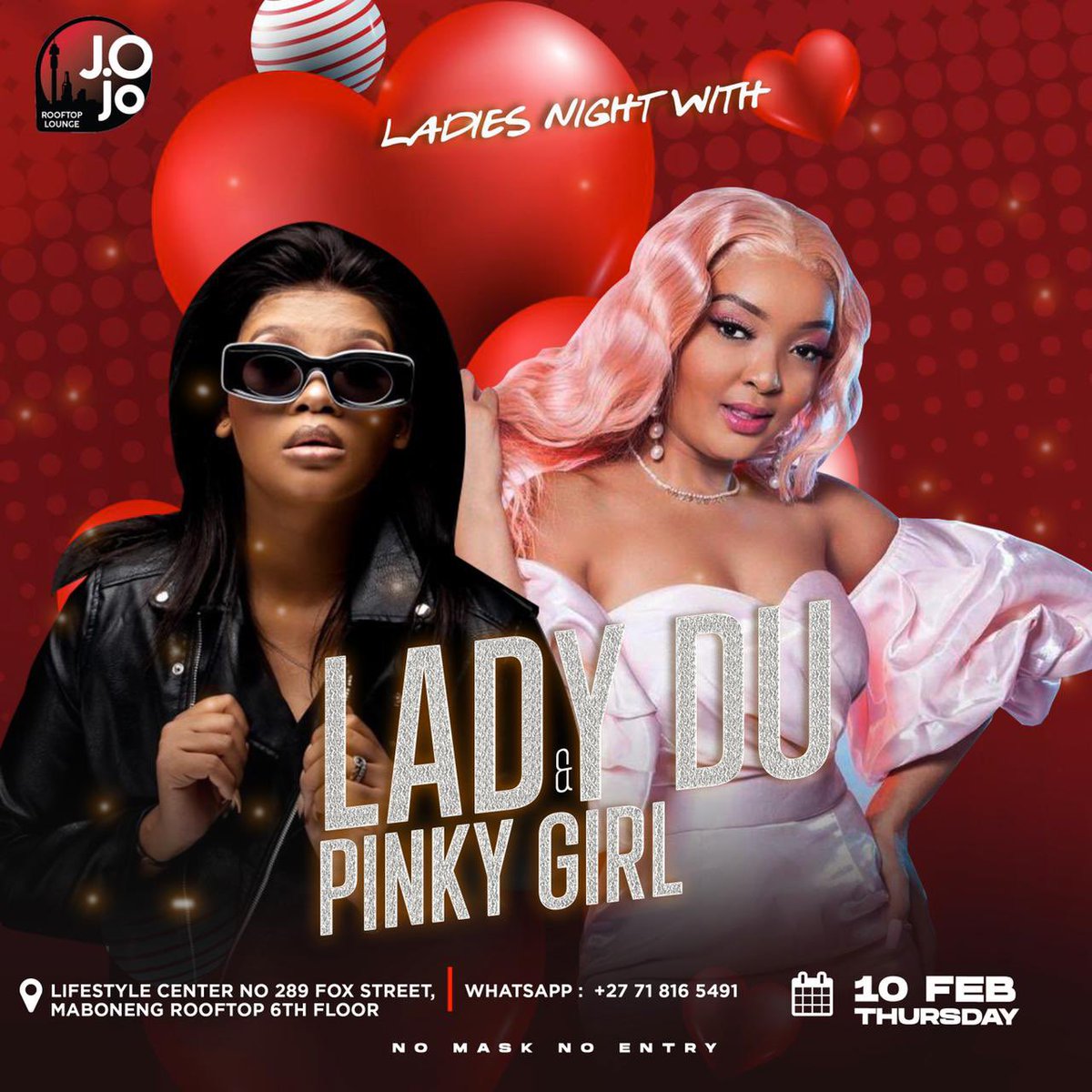 I love you for a lifetime,
Not only for a day.
I love you for who you are,
Not what you do or say.
It’s love month❤️,Let’s feel it and enjoy, Thursdays Ladies Night @tebogopinkygirl <a href="/LadyDu/">Maria Eduarda Castro</a> #love #ValentinesDay #ladies