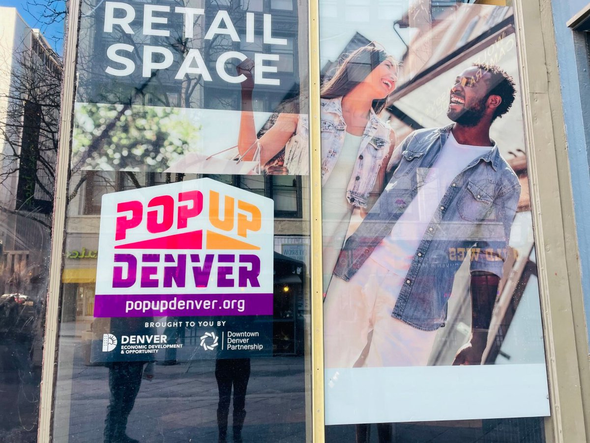 commonsonchampa's tweet photo. Now's your chance to pilot a storefront on 16th St. Mall. Did we mention selected businesses will receive $20,000 to transform their space? @DowntownDenver  is teaming up with @DenverOED to “reimagine downtown, one storefront at a time” thru Popup Denver. https://t.co/D5mxwLzQ6G https://t.co/O3uJo9nR2t