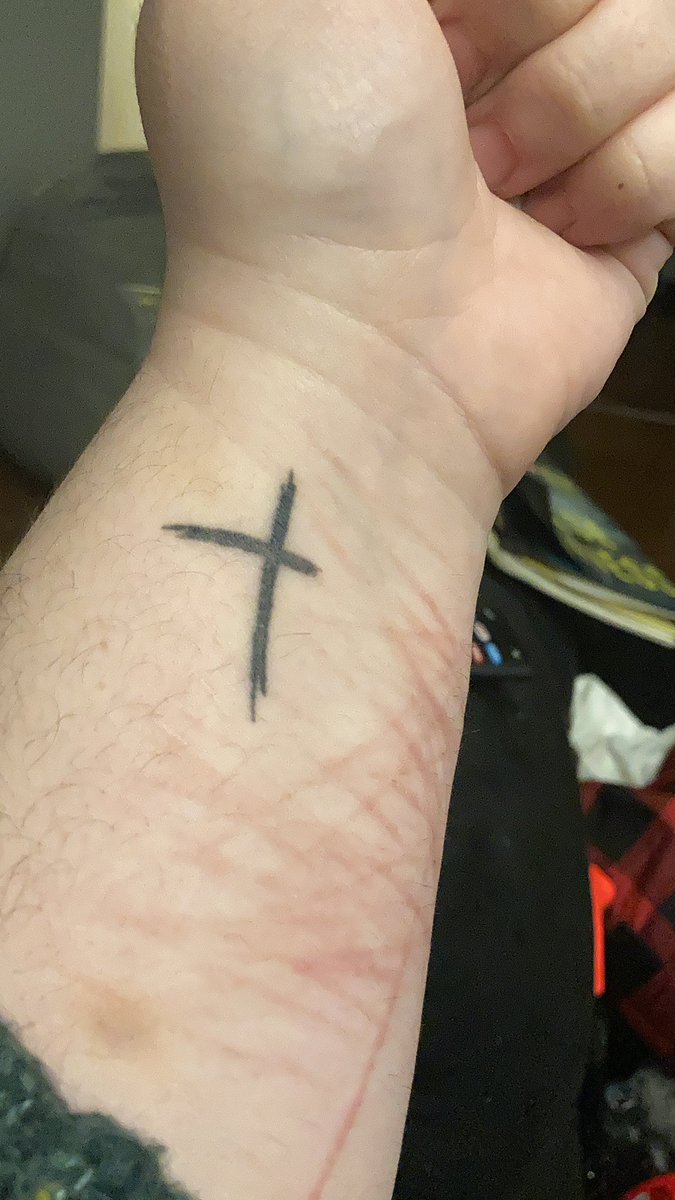 cecsquared's tweet photo. TW

I’m so ashamed of my self harm scars. But I’m constantly reminded of what St Paul said: “I bear the marks of Christ on my body… I live no longer I, but Christ lives in me.” https://t.co/2e5K3UzV3U
