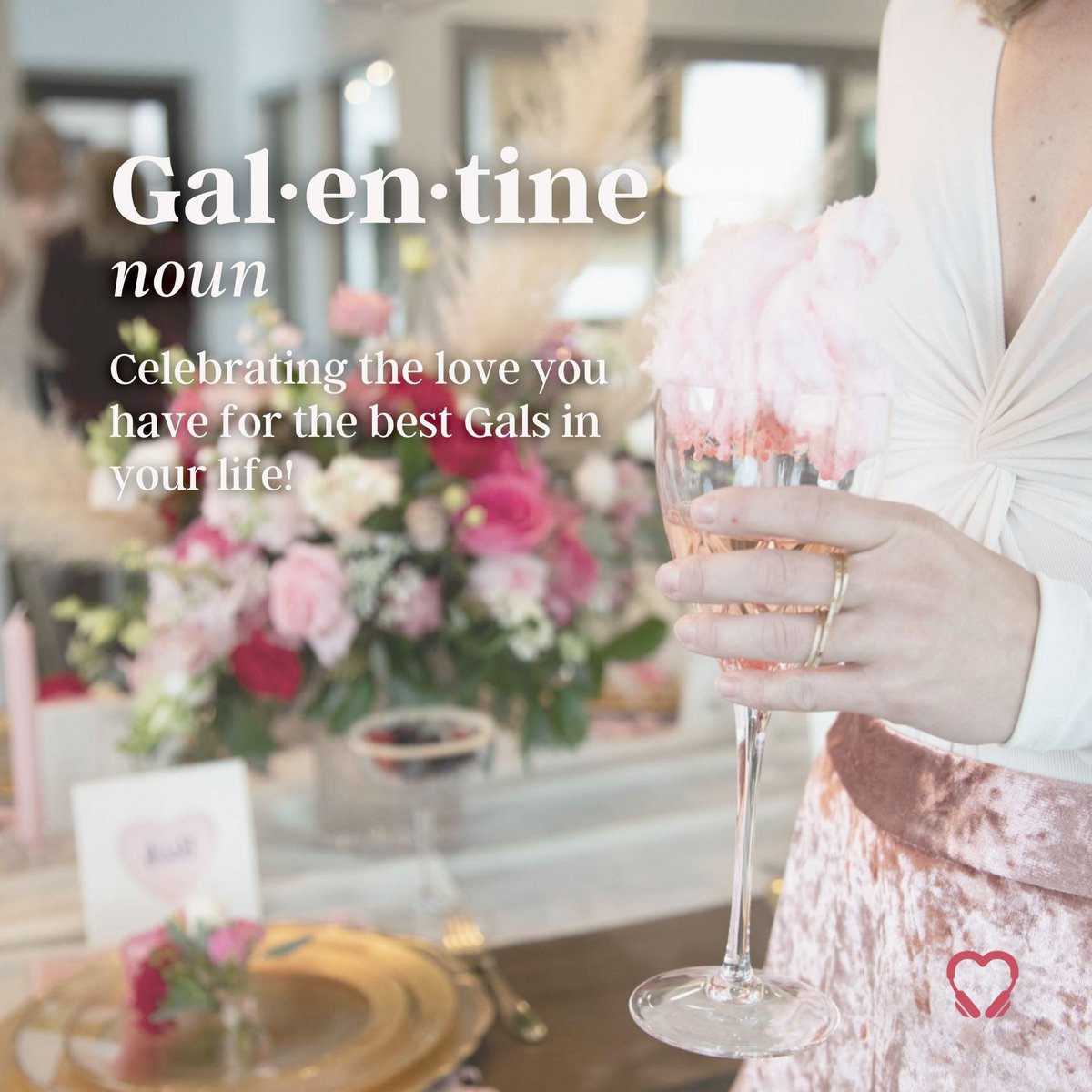replacethenoise's tweet photo. It's time to celebrate Galentines!

Whether you celebrate in person or across the miles, be sure to share love with the strong women Gal Pals who love you so well, your Grandmas, Mothers, Daughters, Aunts, Sisters, Mentors, &amp; friends.

Love is never wasted.  Share some today! https://t.co/iRVdDklYcc